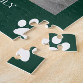 Create your own cat photo collage monogram name ジグソーパズル (側面)