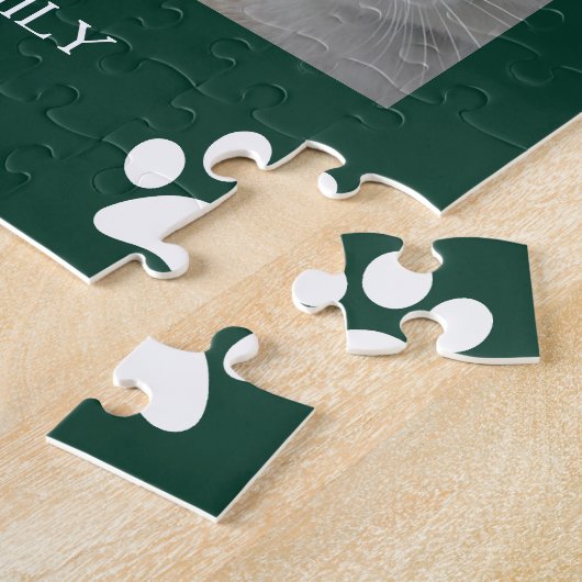 Create your own cat photo collage monogram name ジグソーパズル (側面)