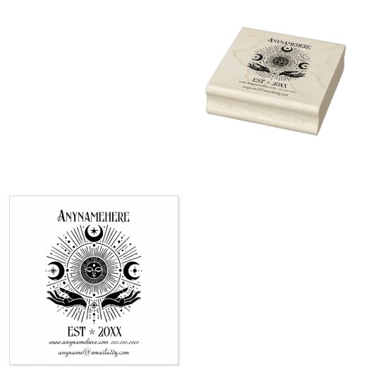 Create Your Own Celestial Divination Hands ラバースタンプ (押印)