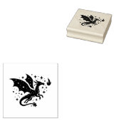 Create Your Own Celestial Fire Dragon ラバースタンプ (押印)