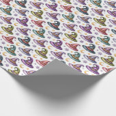 Create Your Own Celestial Ostara Witch Hats ラッピングペーパー (角)