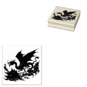 Create Your Own Chinese Dojo Castle Dragon ラバースタンプ (押印)