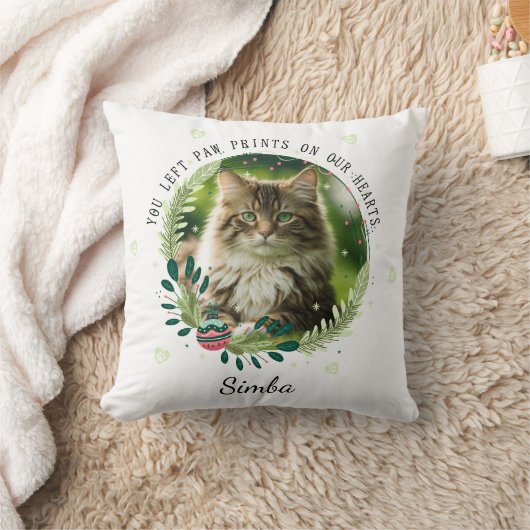 Create Your Own Christmas Cat Memorial クッション (ブランケット)