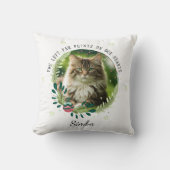 Create Your Own Christmas Cat Memorial クッション (正面)