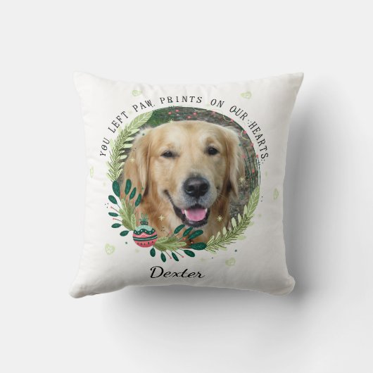 Create Your Own Christmas Dog Memorial クッション (裏面)