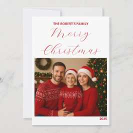 create your own Christmas Family Card