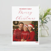 create your own Christmas Family Card (スタンド正面)