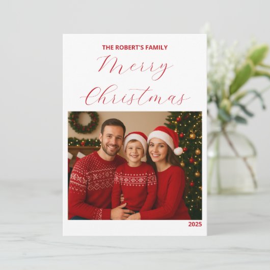 create your own Christmas Family Card (スタンド正面)
