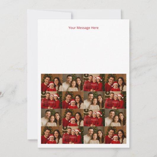 create your own Christmas Family Card (裏面)