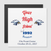 Create Your Own Class Reunion Save the Date Magnet (正面/裏面)