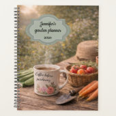 Create your own coffee before gardening garden プランナー手帳 (正面)