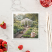 Create your own Coffee before gardening photo スタンダードカクテルナプキン (インサイチュ)