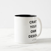 Create Your Own Coffee Mug - Design Yourself ツートーンマグカップ (正面右)