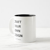 Create Your Own Coffee Mug - Design Yourself ツートーンマグカップ (正面左)