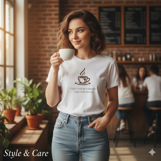 Create Your Own Coffee Saying Women’s Shirt Tシャツ