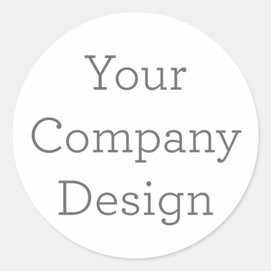 Create Your Own Company Design Sticker ラウンドシール (正面)