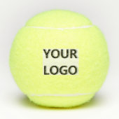 Create Your Own Company Logo Tennis Balls Template テニスボール (正面)