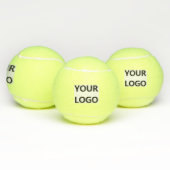Create Your Own Company Logo Tennis Balls Template テニスボール (マルチ)
