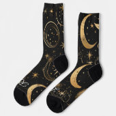 Create Your Own Crescent Moon Celestial ソックス (左)
