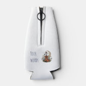 Create Your Own Crescent Moon Sonata on Violin ボトルクーラー (裏面)