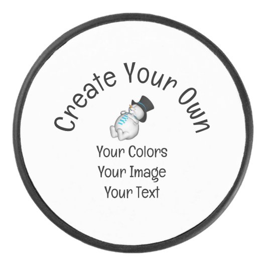 Create Your Own Custom アイスホッケーパック (正面)