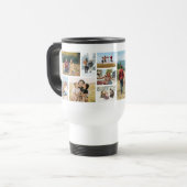 Create Your Own Custom 12 Photo Collage トラベルマグ (正面左)
