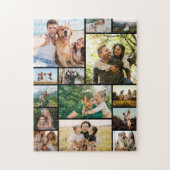 Create Your Own Custom 14 Photo Collage ジグソーパズル (縦)