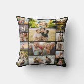 Create Your Own Custom 16 Photo Collage クッション (正面)