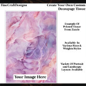 Create Your Own Custom 1 Photo Portrait Decoupage 薄葉紙