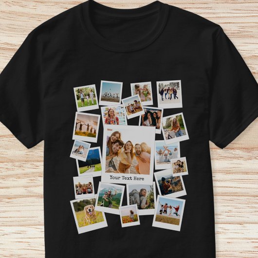 Create Your Own Custom 21 Photo Collage Tシャツ