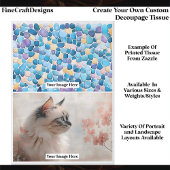 Create Your Own Custom 2 Photo Landscape Decoupage 薄葉紙