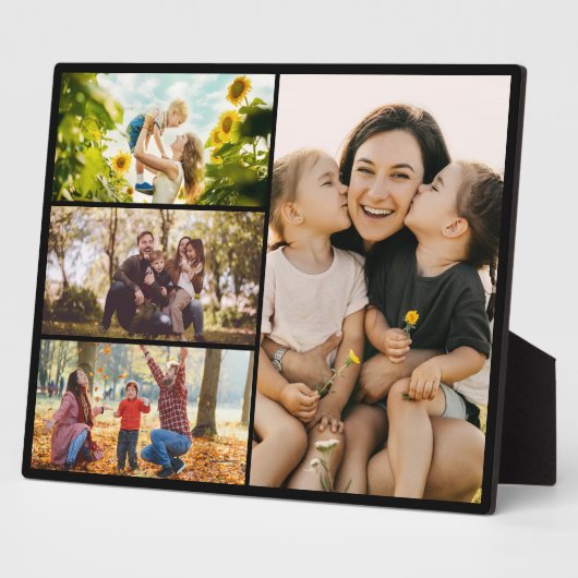 Create Your Own Custom 4 Photo Collage フォトプラーク (側面)