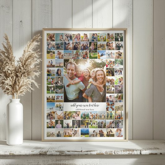 Create Your Own Custom 79 Photo Collage ポスター