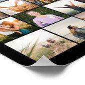 Create Your Own Custom 79 Photo Collage ポスター (角)