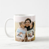 Create Your Own Custom 7 Photo Collage コーヒーマグカップ (左)