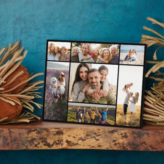 Create Your Own Custom 7 Photo Collage フォトプラーク (側面)