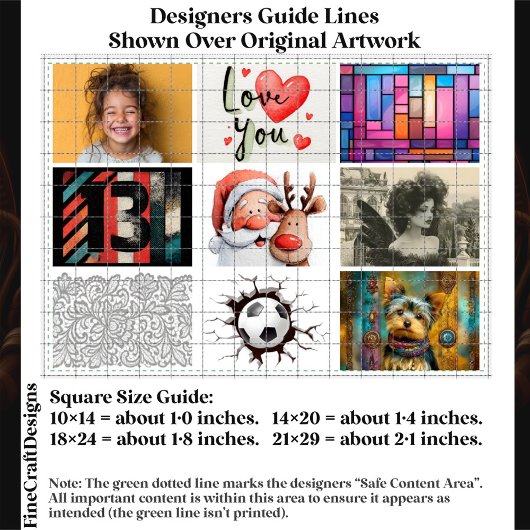 Create Your Own Custom 9 Photo Landscape Decoupage 薄葉紙