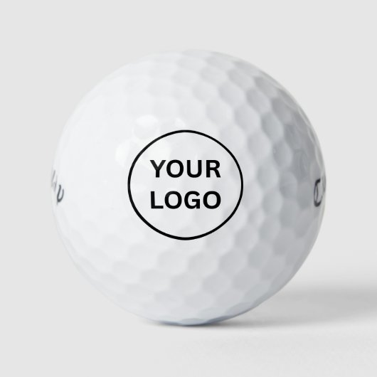 Create Your Own Custom Branded Business Logo Golf ゴルフボール (正面)