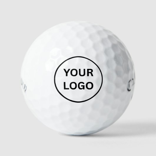 Create Your Own Custom Branded Business Logo Golf ゴルフボール (正面)