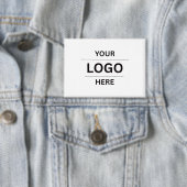 Create Your Own Custom Business Logo Button 缶バッジ (インサイチュ)