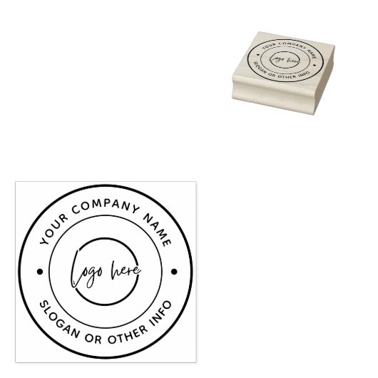 Create Your Own Custom Business Logo Rubber Stamp ラバースタンプ (押印)