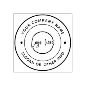 Create Your Own Custom Business Logo Rubber Stamp ラバースタンプ (インプリント)