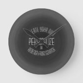 Create Your Own - Custom Design ラウンド壁時計 (正面)