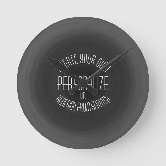 Create Your Own - Custom Design ラウンド壁時計 (正面)