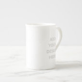 Create Your Own Custom Design Bone China Mug ボーンチャイナマグカップ (正面右)