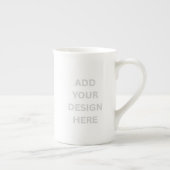 Create Your Own Custom Design Bone China Mug ボーンチャイナマグカップ (右)