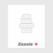 Create Your Own Custom Design Extra Small Matte シール (シート)