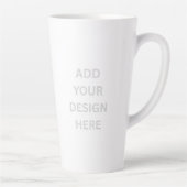 Create Your Own Custom Design Large 17oz Latte Mug カフェラテマグ (右)