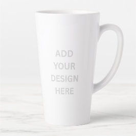 Create Your Own Custom Design Large 17oz Latte Mug カフェラテマグ