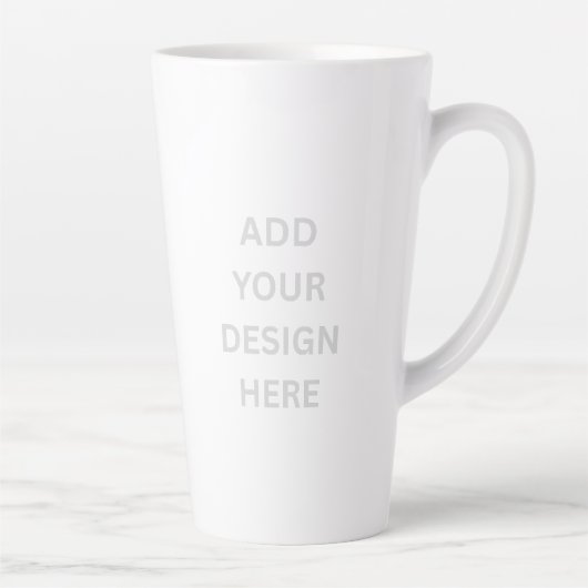 Create Your Own Custom Design Large 17oz Latte Mug カフェラテマグ (右)